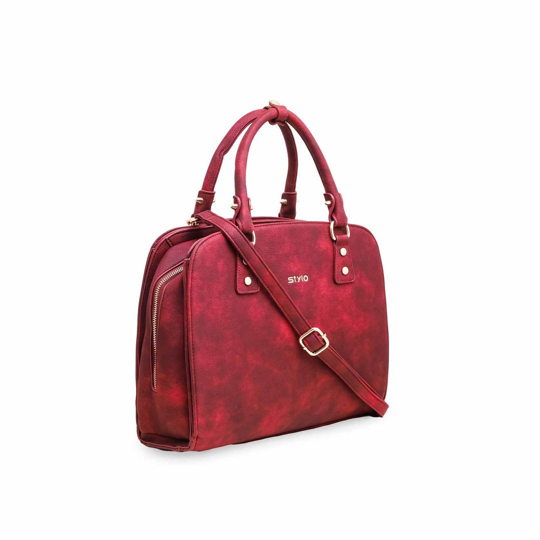 Maroon Formal Hand Bag P36132