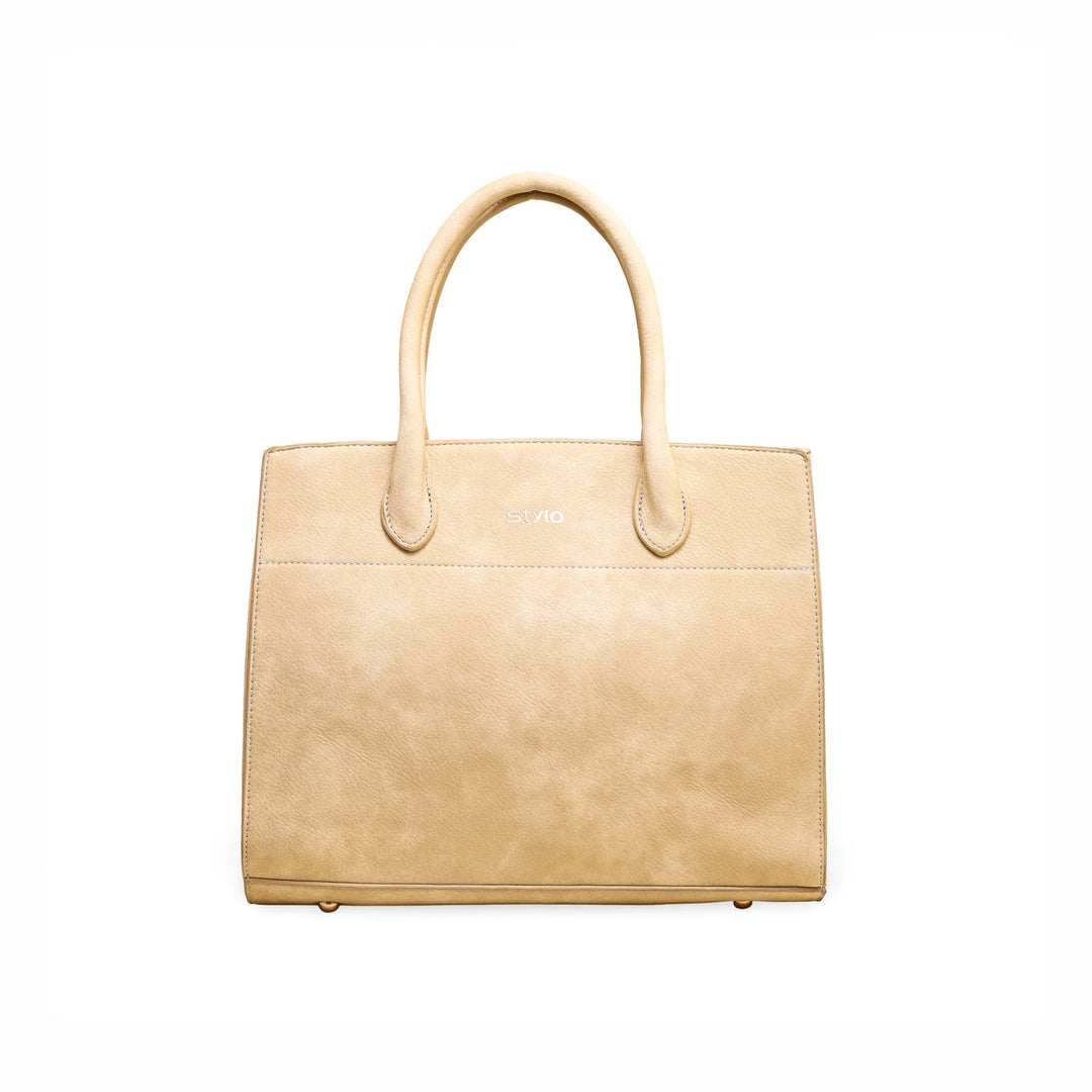 Beige Formal Hand Bag P36134