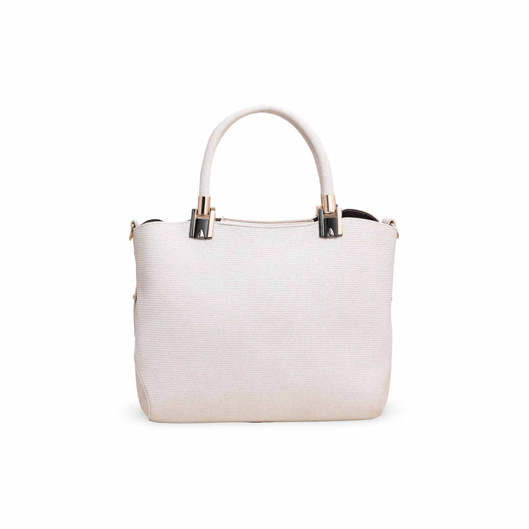 White Formal Handbag P36135