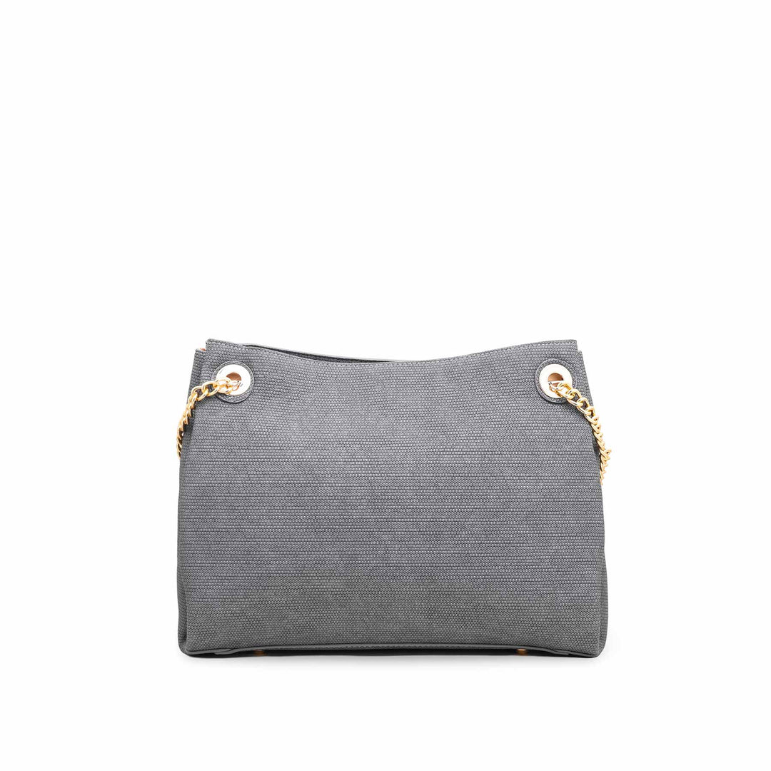 Grey Formal Hand Bag P36136