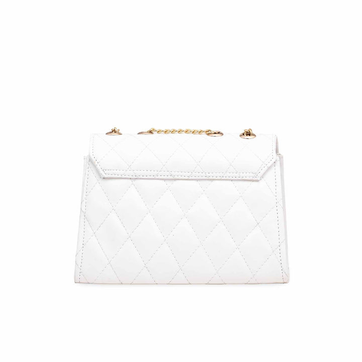 White Casual Shoulder Bag P54127