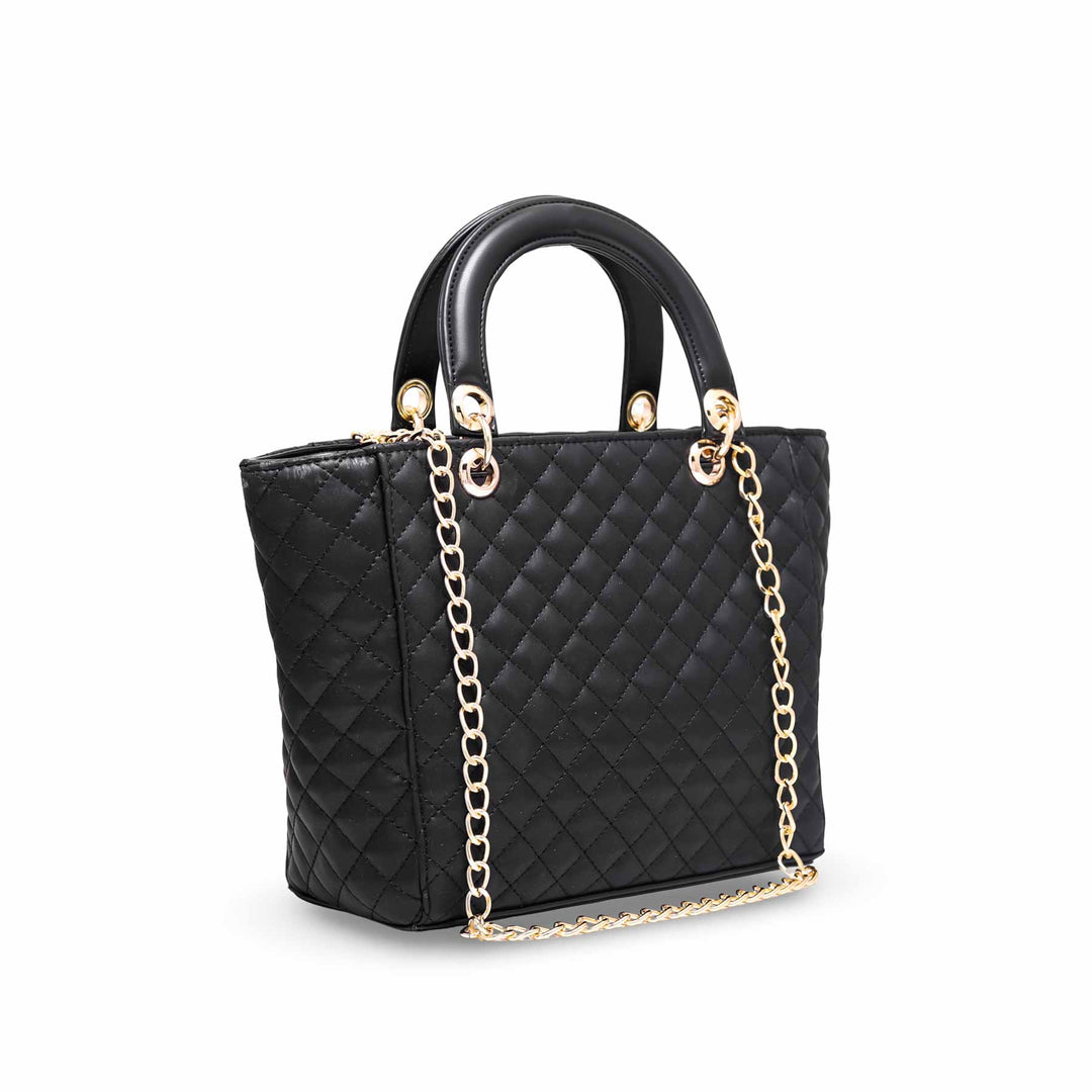 Black Formal Hand Bag P54575