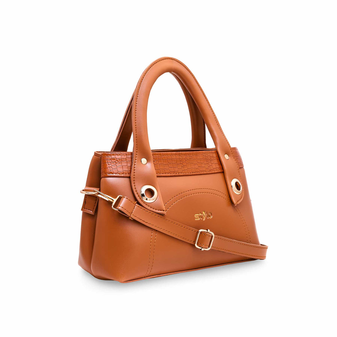 Brown Formal Hand Bag P55379