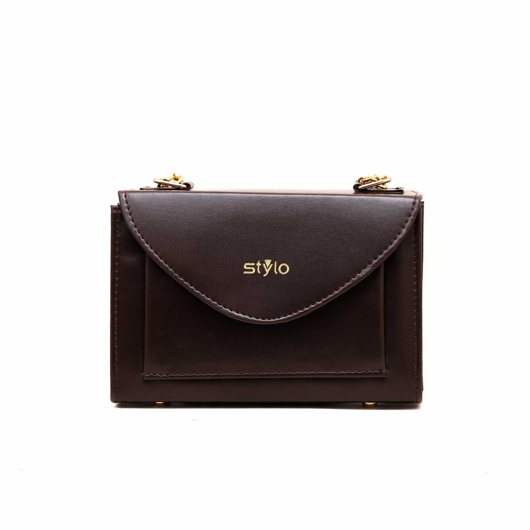 Brown Casual Shoulder Bag P55382