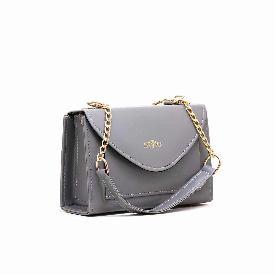 Grey Casual Shoulder Bag P55382