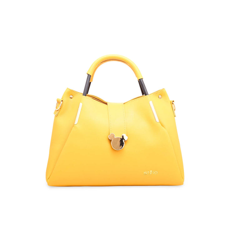 Yellow Formal Hand Bag P55386