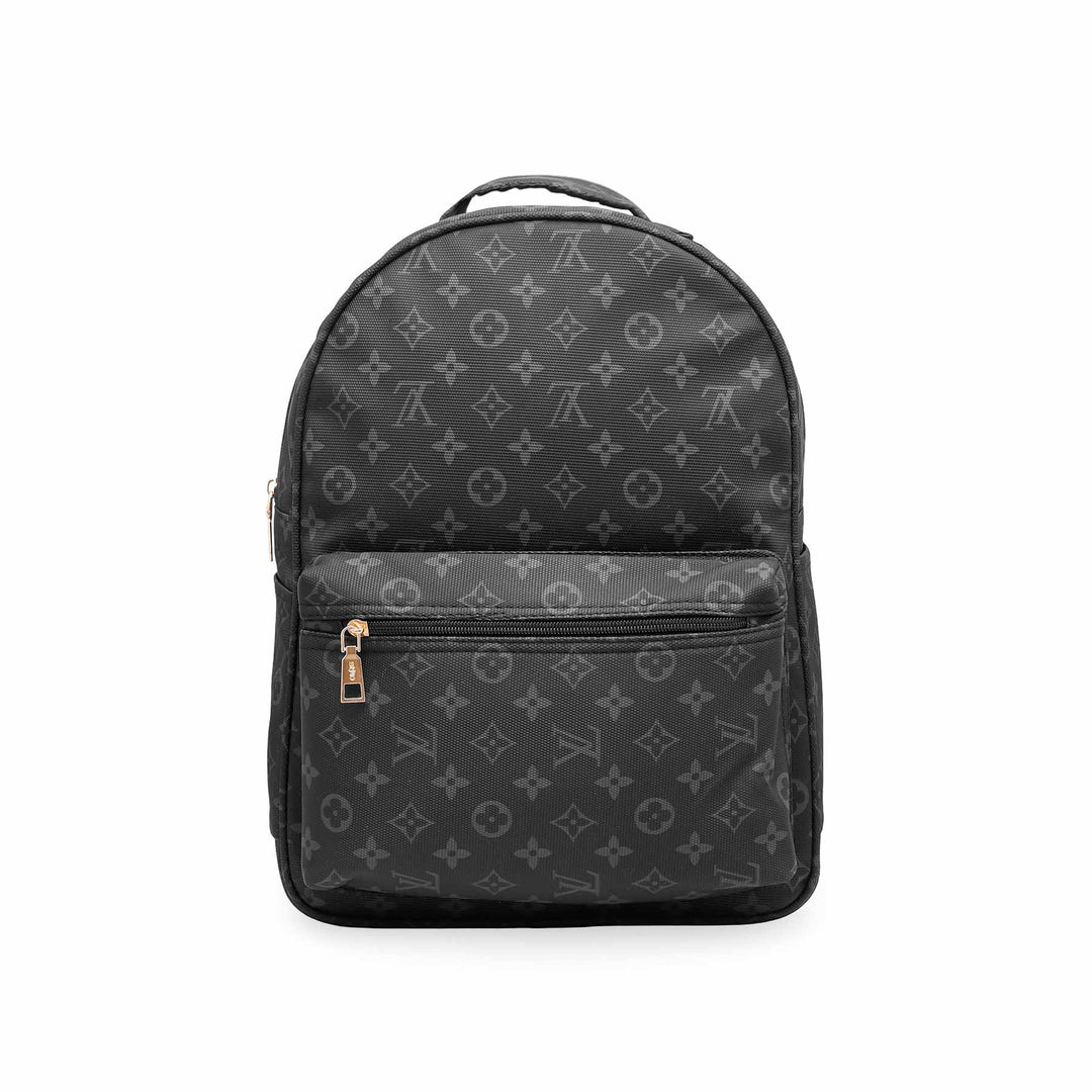 Black Casual BackPack P55388