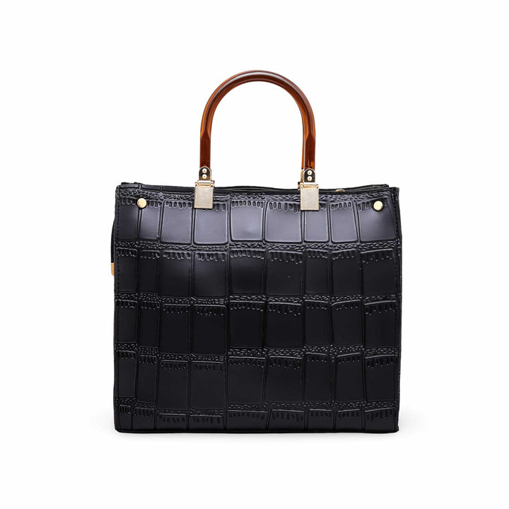 Black Formal Hand Bag P55472