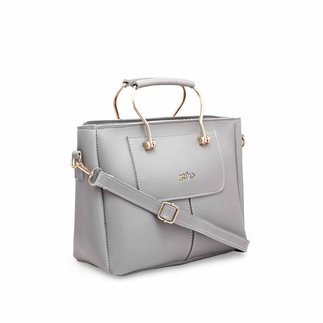 Grey Formal Hand Bag P55475