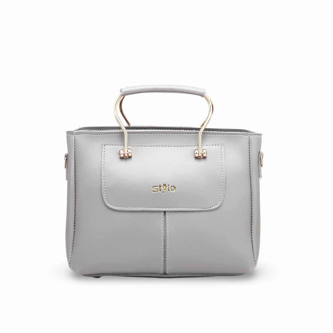 Grey Formal Hand Bag P55475