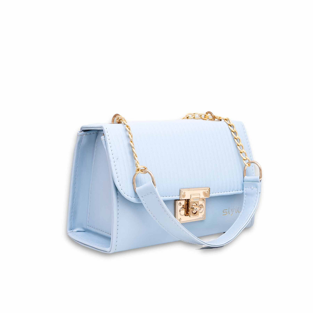 Sky Blue Casual Shoulder Bag P55481