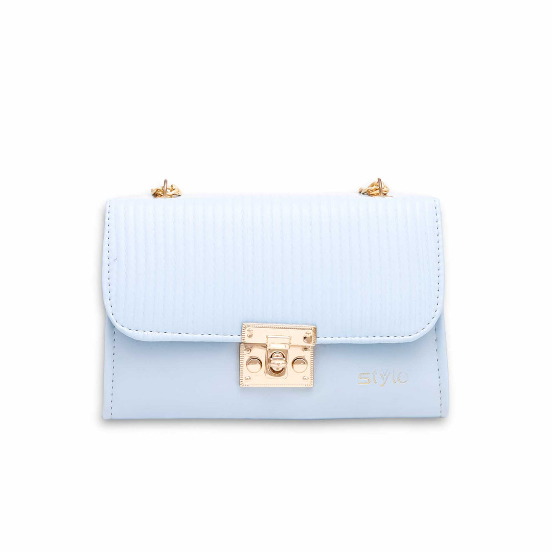 Sky Blue Casual Shoulder Bag P55481