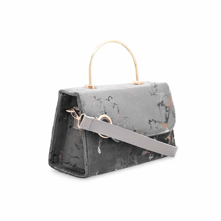 Grey Casual Shoulder Bag P55482