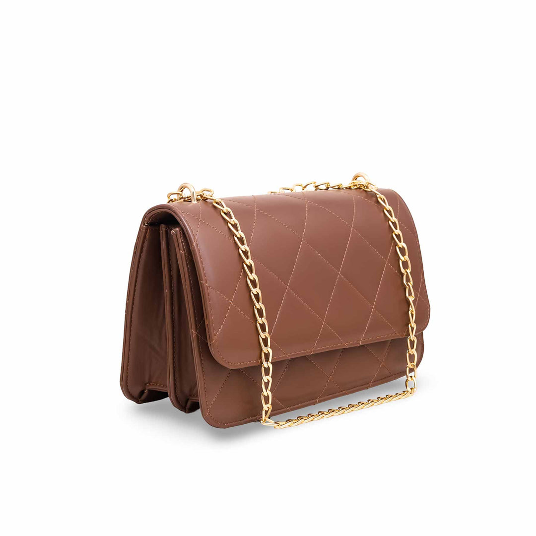 Brown Casual Shoulder Bag P55522