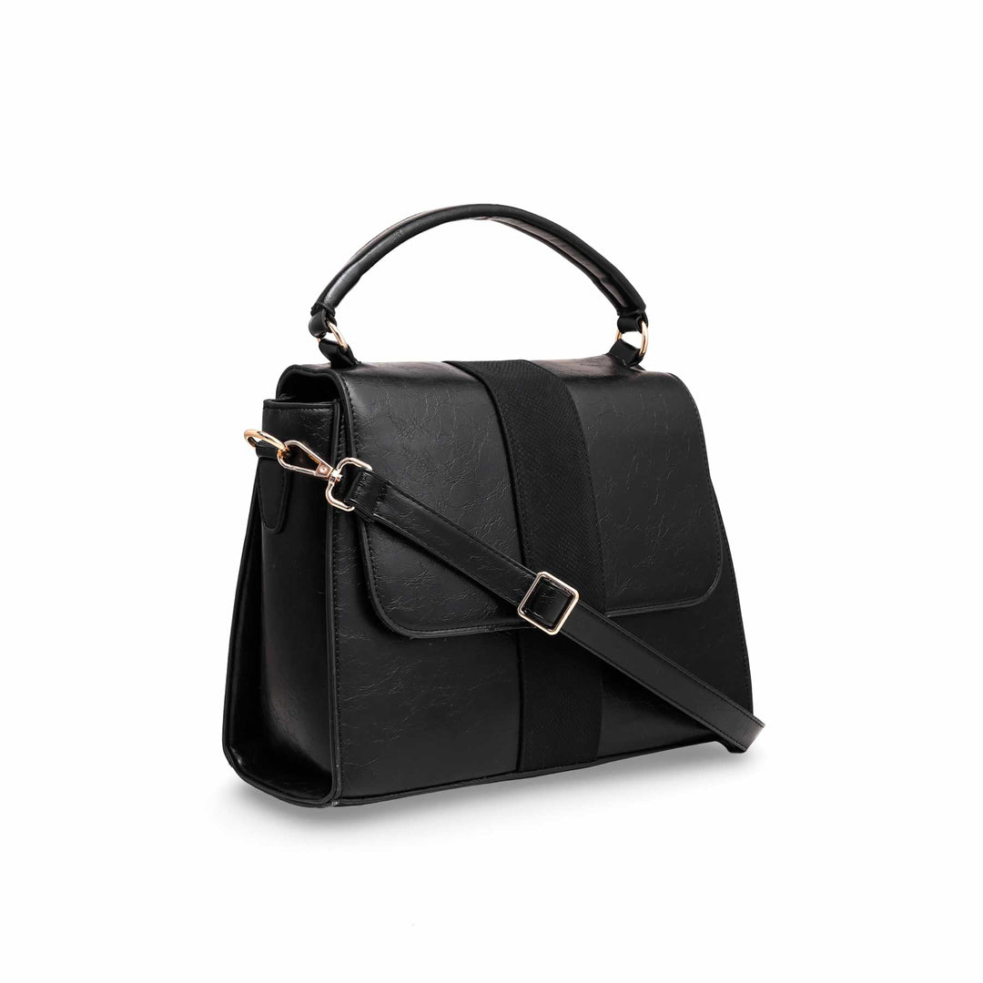 Black Casual Shoulder Bag P55523