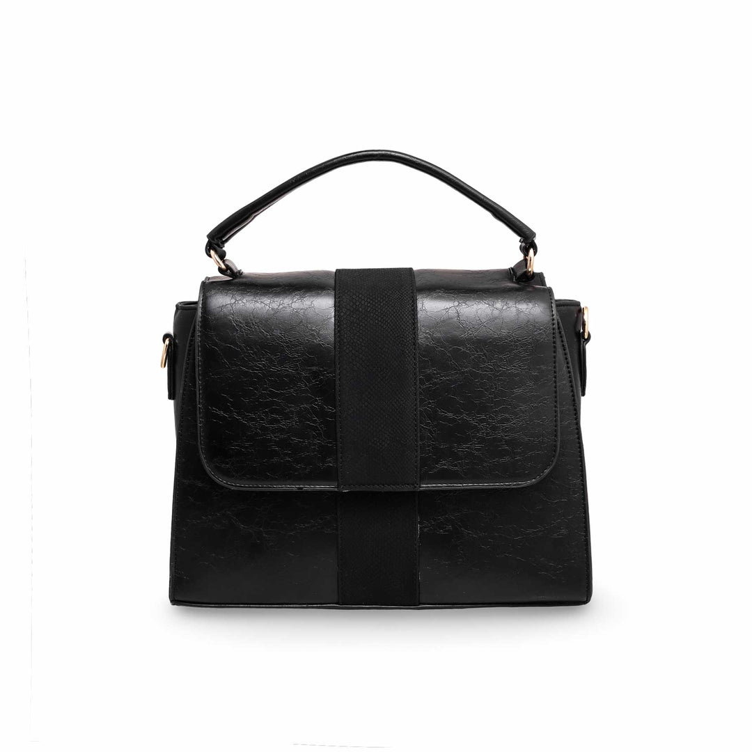 Black Casual Shoulder Bag P55523