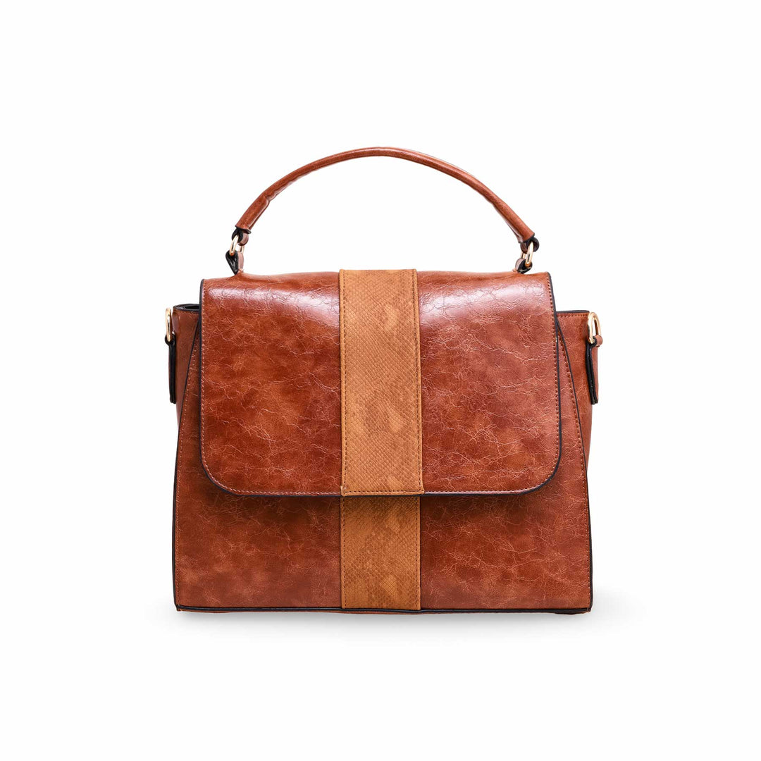 Brown Casual Shoulder Bag P55523