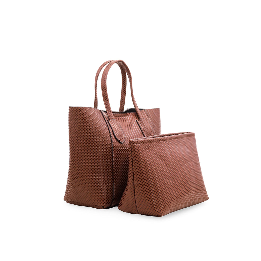 Coffee Causal Hand Bag P55546