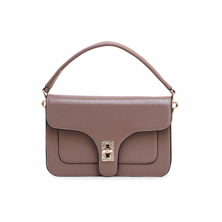 Khaki Formal Shoulder Bag P55560