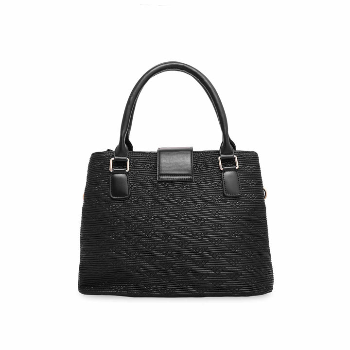 Black Formal Hand Bag P55565