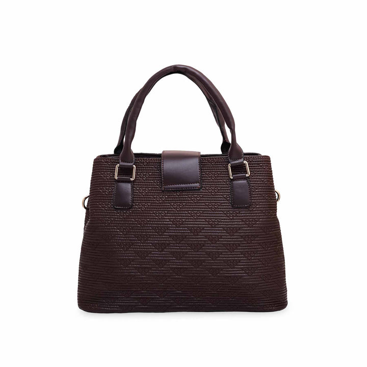 Brown Formal Hand Bag P55565