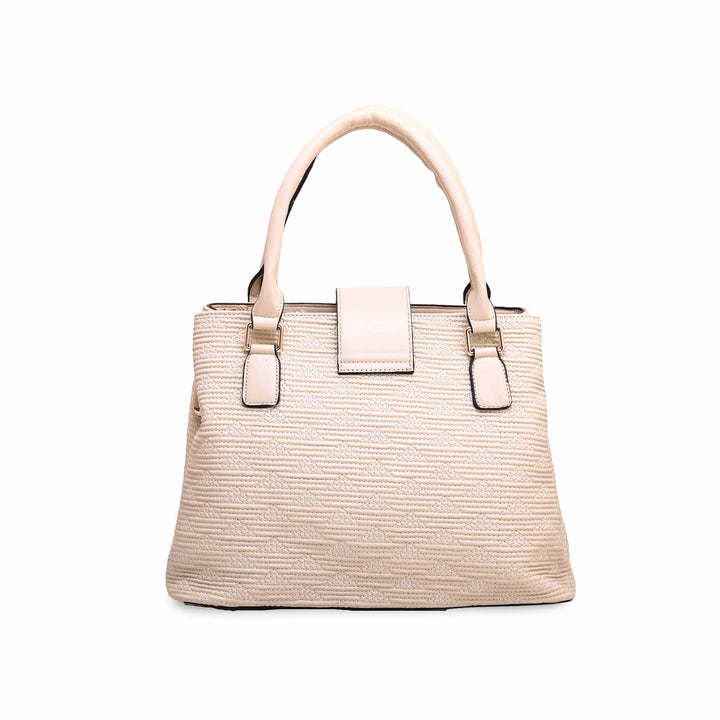 Cream Formal Hand Bag P55565