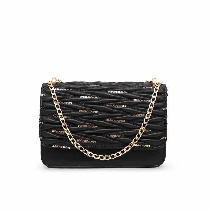 Black Formal Hand Bag P55567