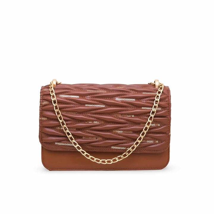 Brown Formal Hand Bag P55567