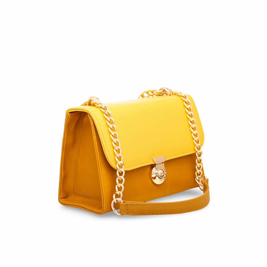 Yellow Formal Shoulder Bag P55569