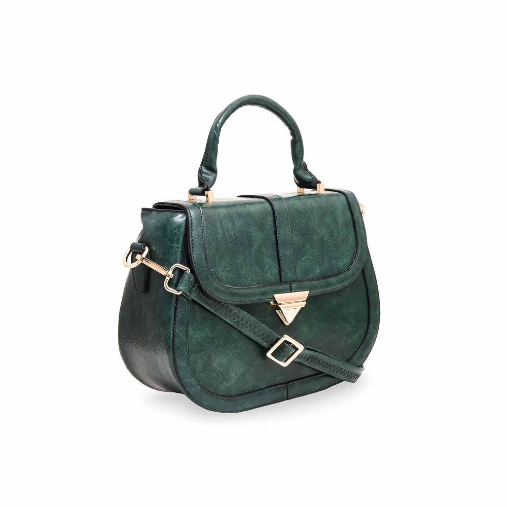 Green Formal Hand Bag P55577