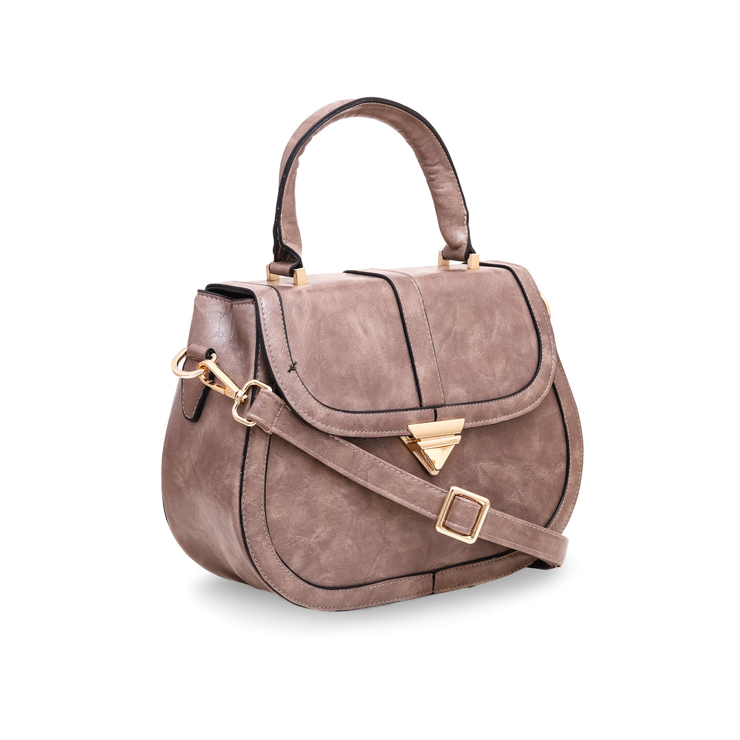 Beige Formal Hand Bag P55577