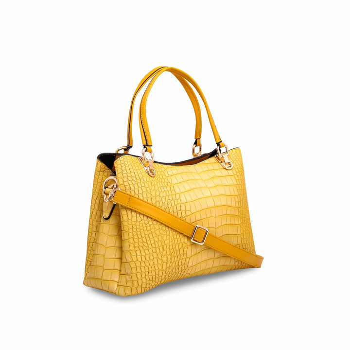 Yellow Formal Hand Bag P55578