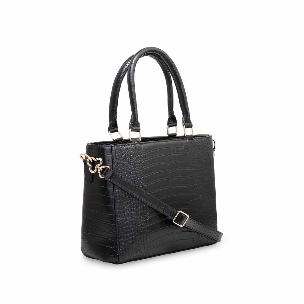 Black Formal Hand Bag P55579