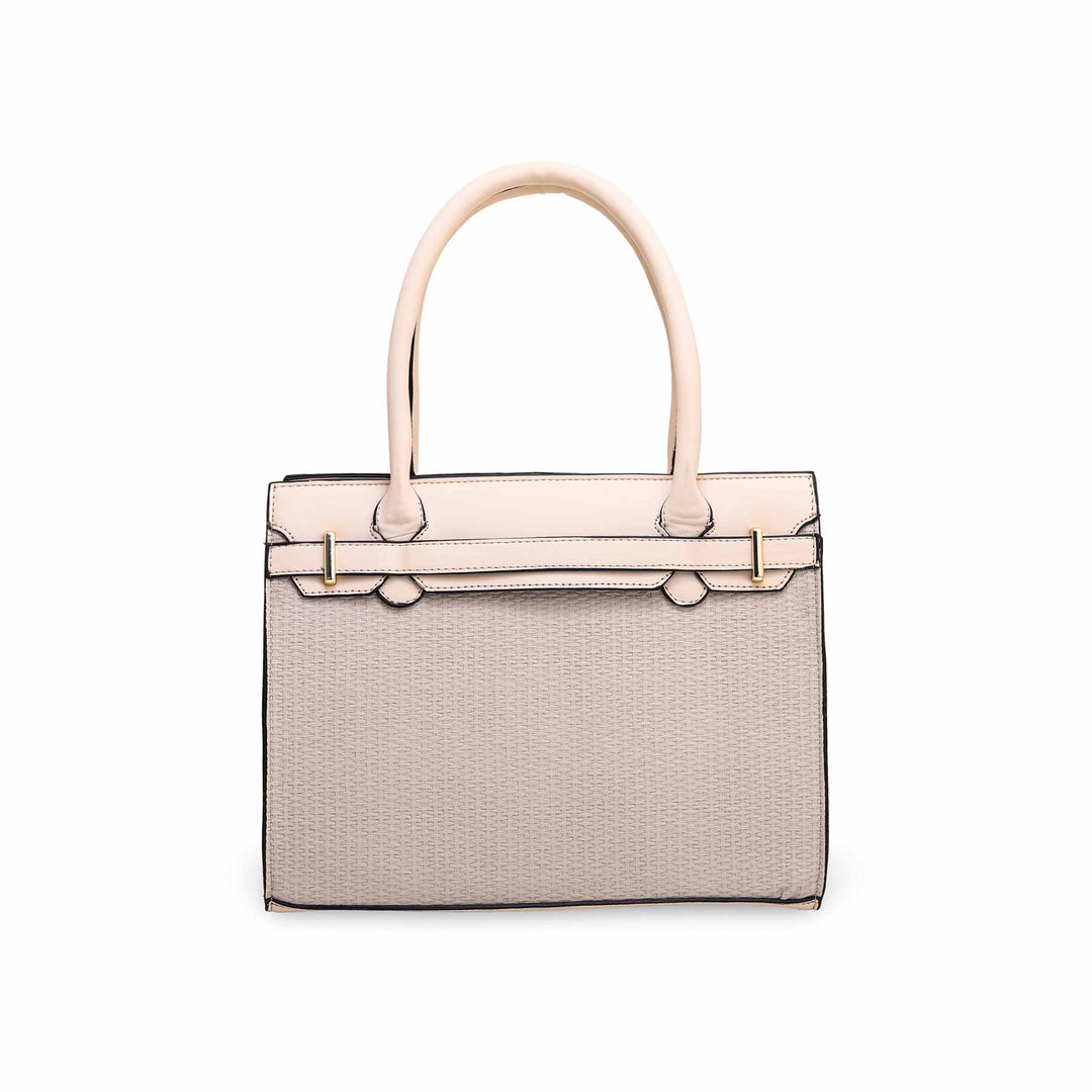 Cream Formal Hand Bag P55580