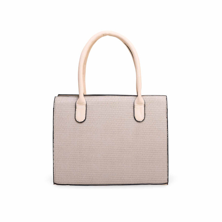 Cream Formal Hand Bag P55580