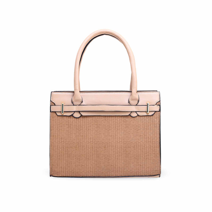 Beige Formal Hand Bag P55580