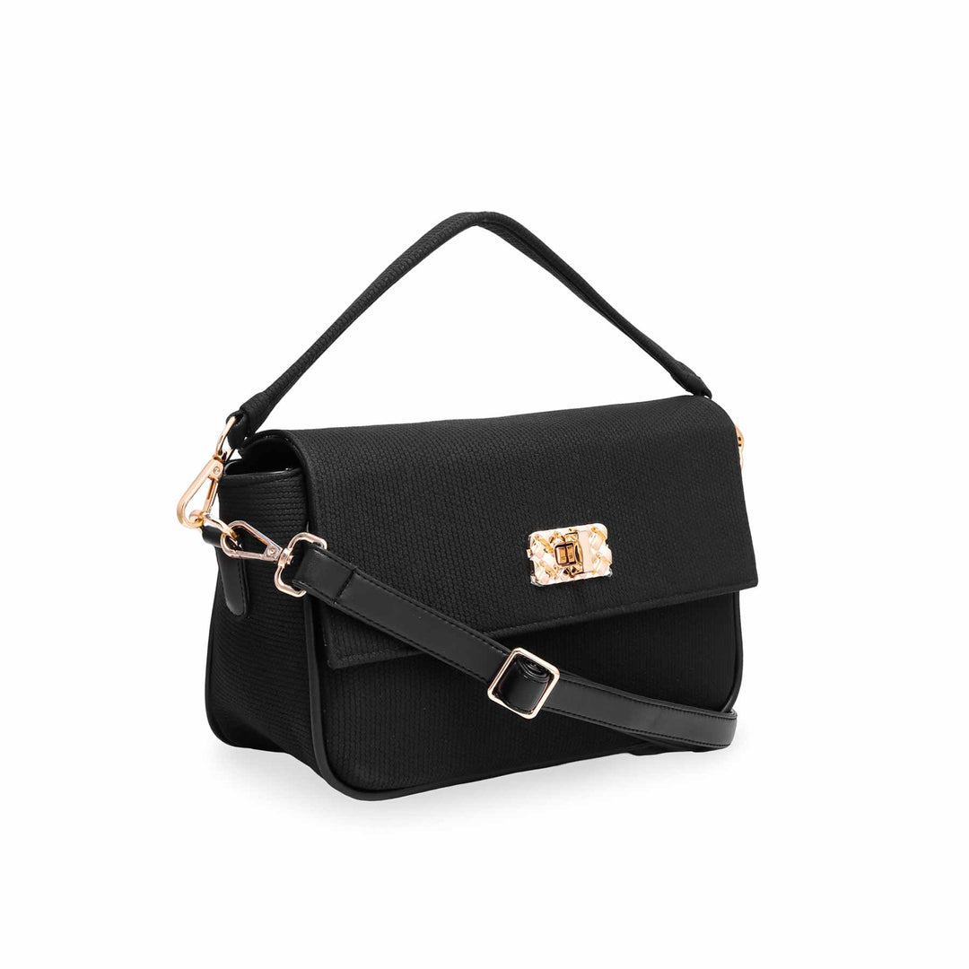 Black Formal Shoulder Bag P55581