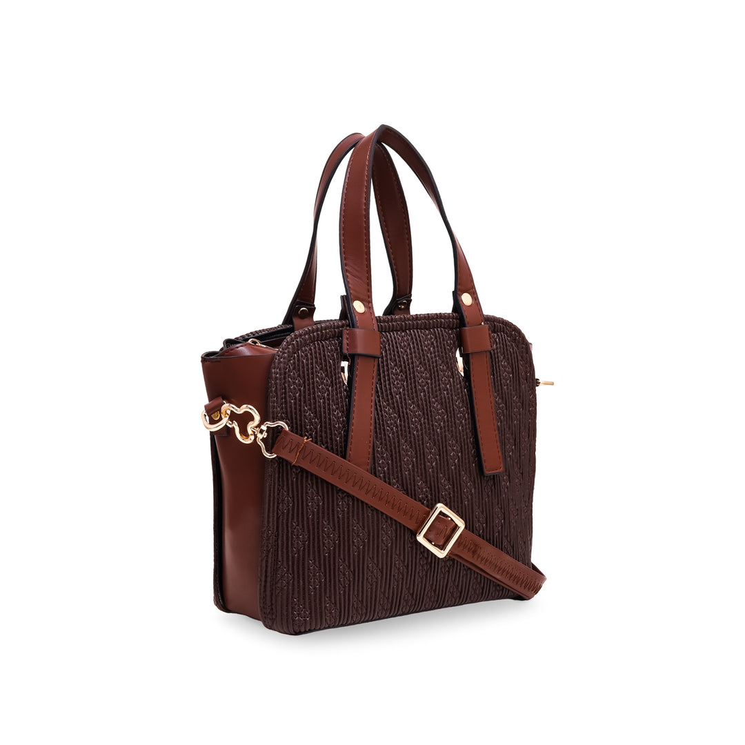 Brown Formal Hand Bag P55587