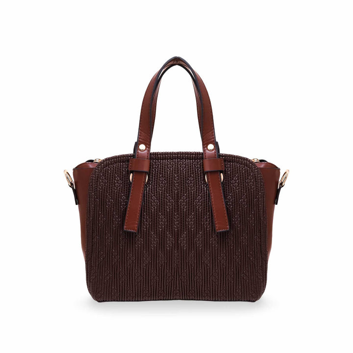 Brown Formal Hand Bag P55587