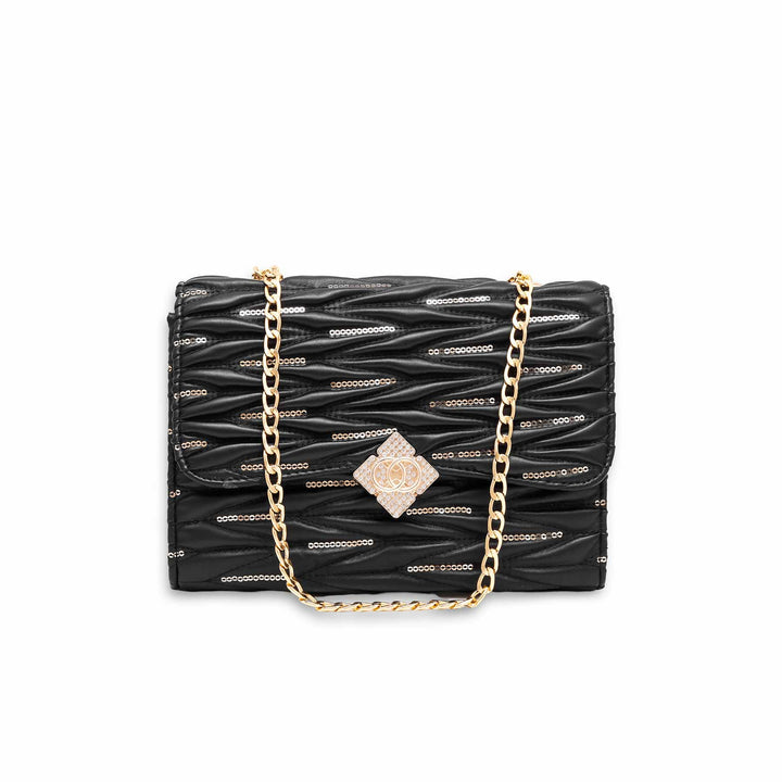 Black Casual Shoulder Bag P55596