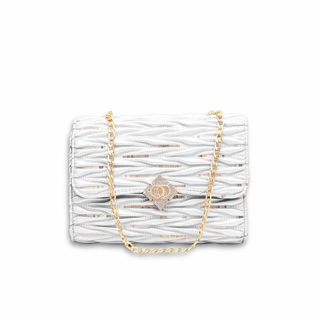 Silver Casual Shoulder Bag P55596