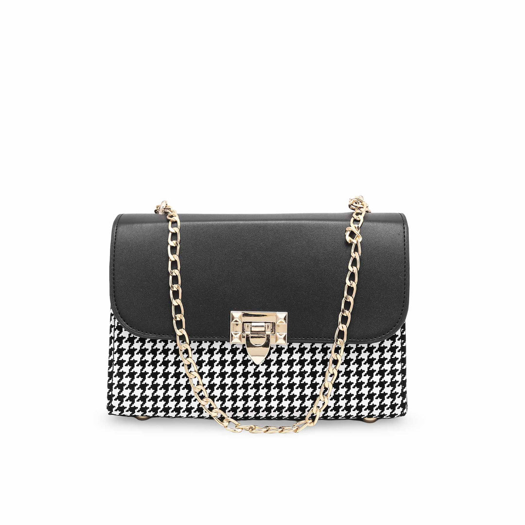 Black Formal Shoulder Bag P55656