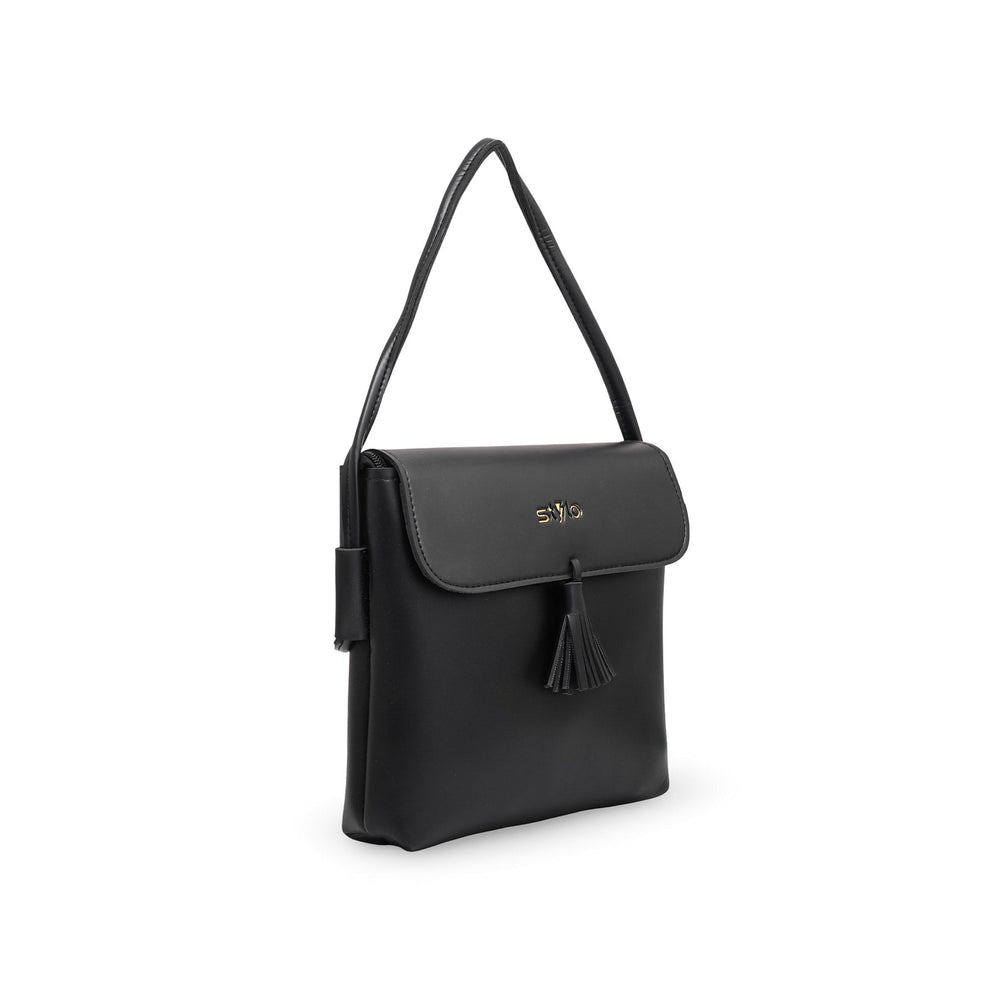 Black Formal Shoulder Bag P56018