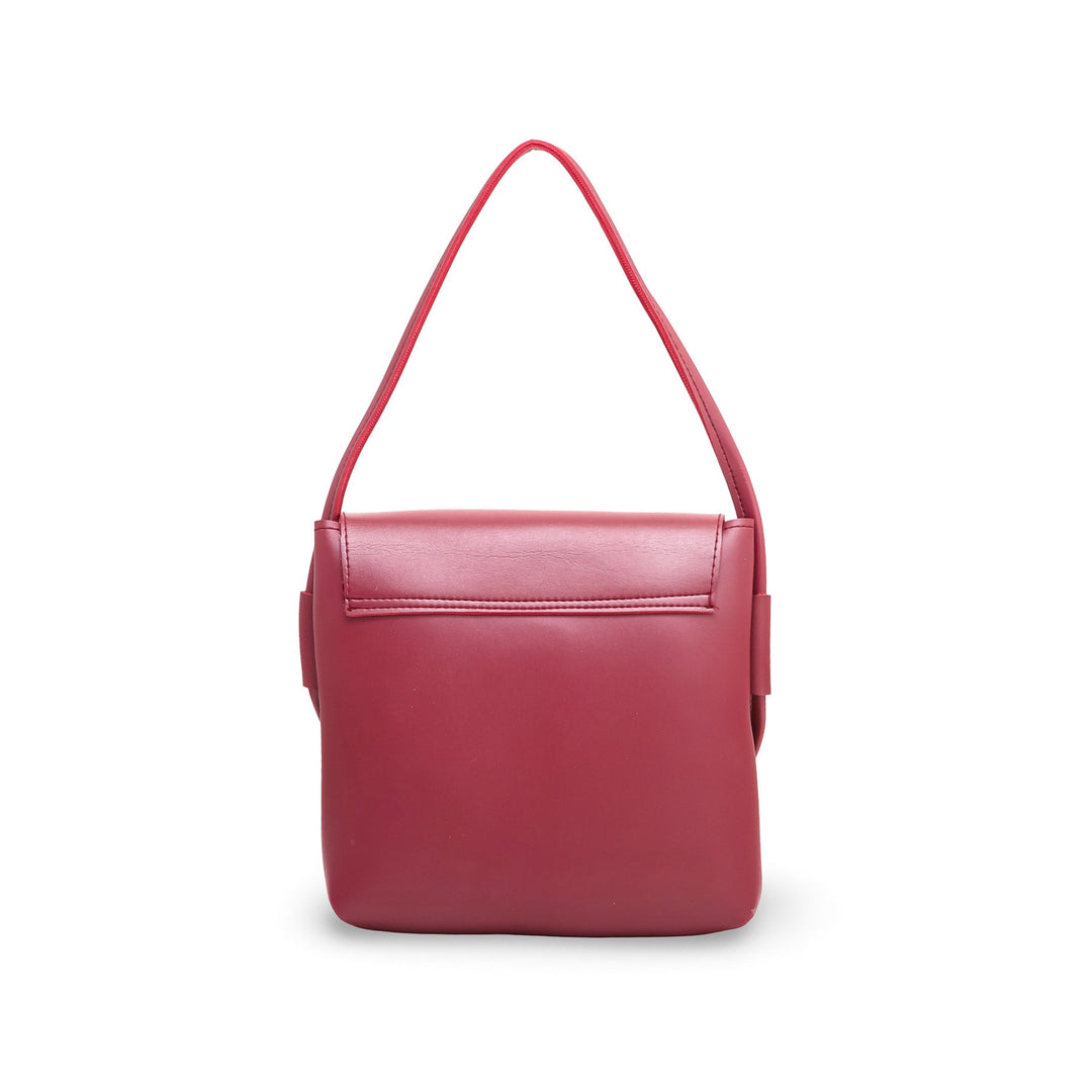 Maroon Formal Shoulder Bag P56018