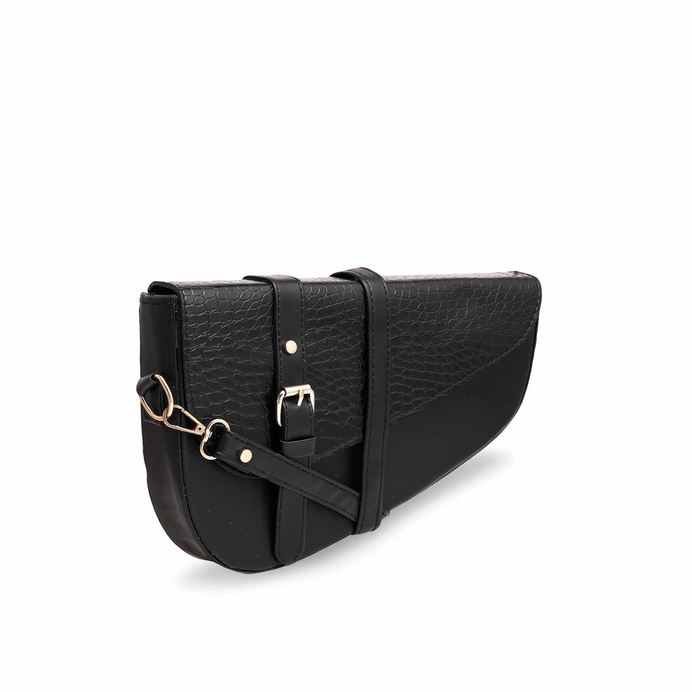 Black Formal Shoulder Bags P56095