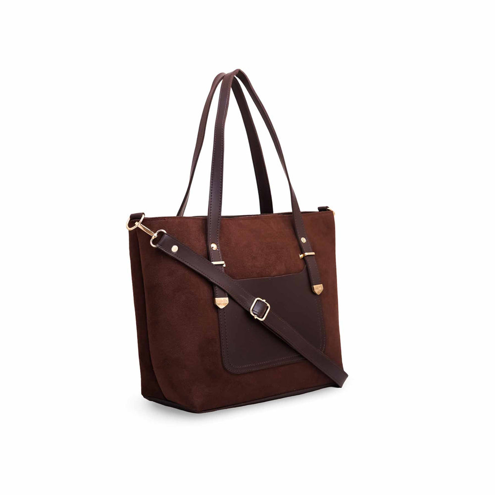 Brown Formal Shoulder Bag P56102