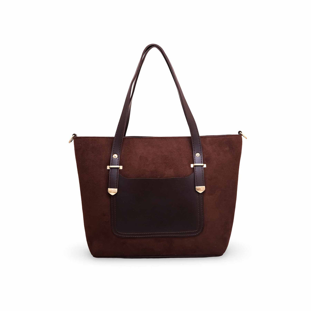 Brown Formal Shoulder Bag P56102