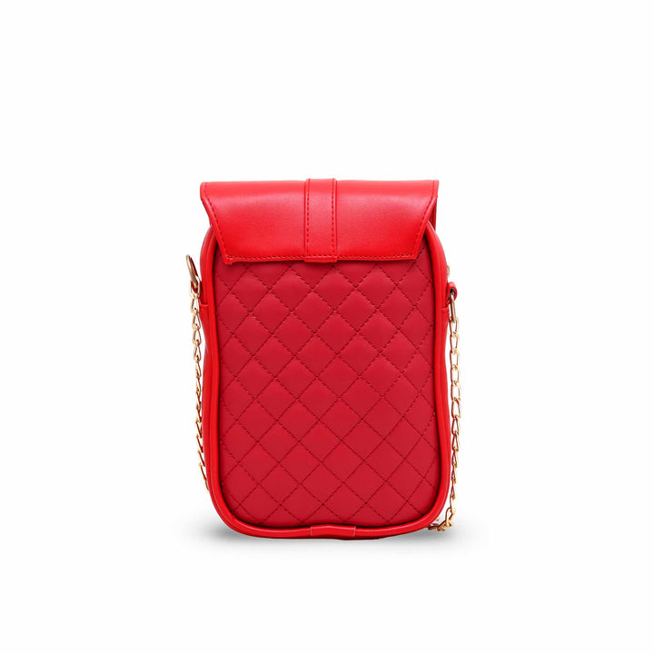 Red Women Casual Pouch