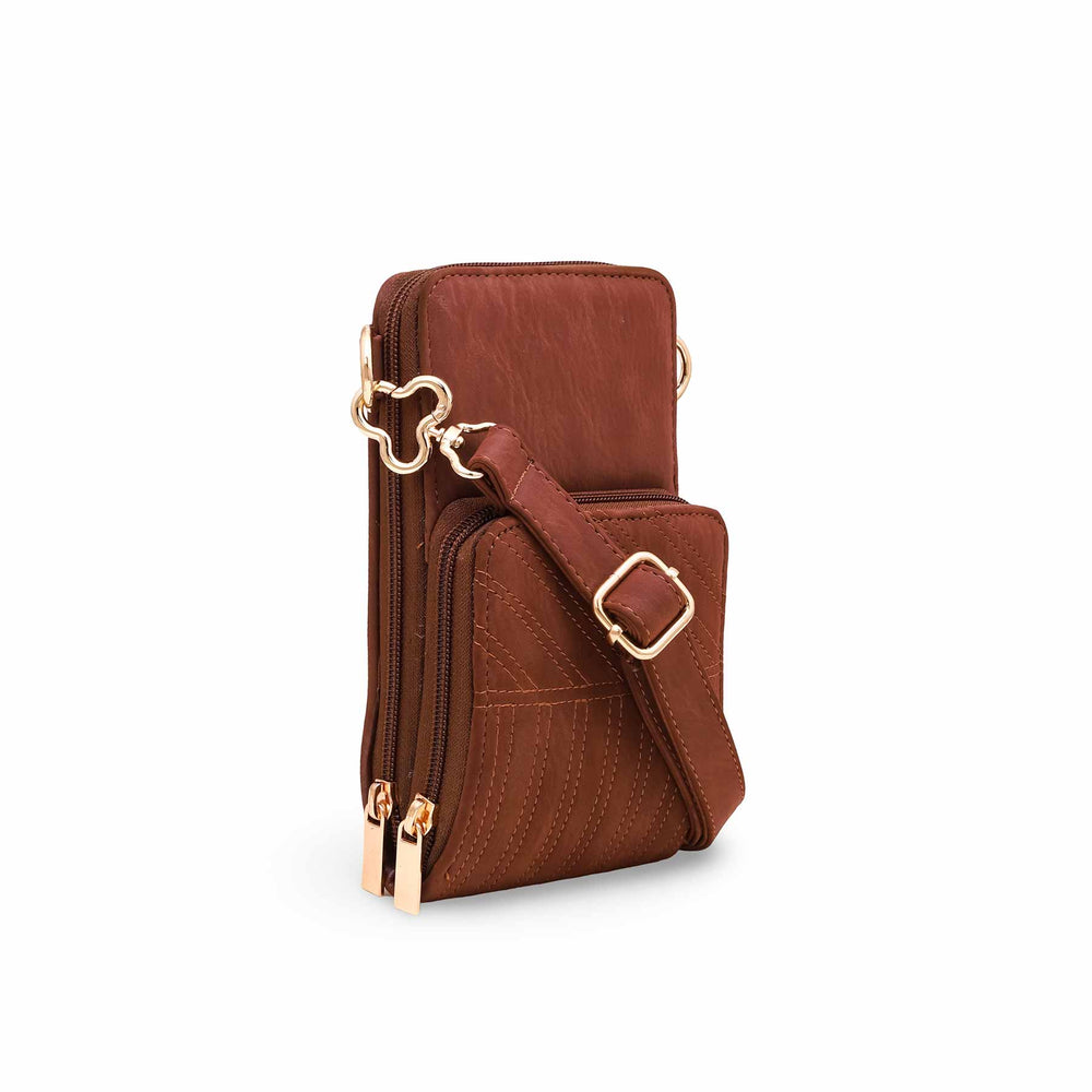 Brown Casual Pouch P97493