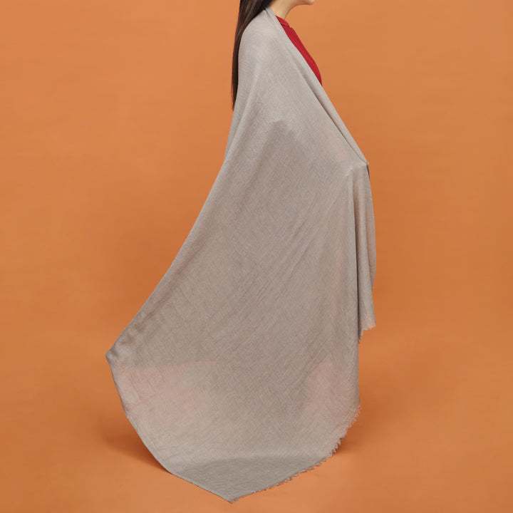 Charcoal Acrylic Winter Shawl PN4313